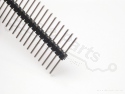 Headerpins male 40 pins metaal recht extra lang